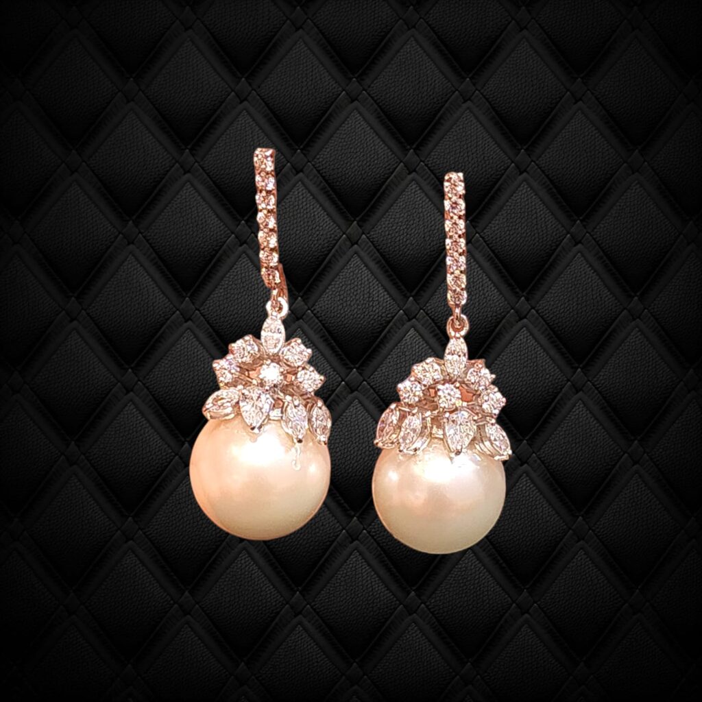 Crystal Crown Pearl Dangler Earring
Rated 5.00 out of 5