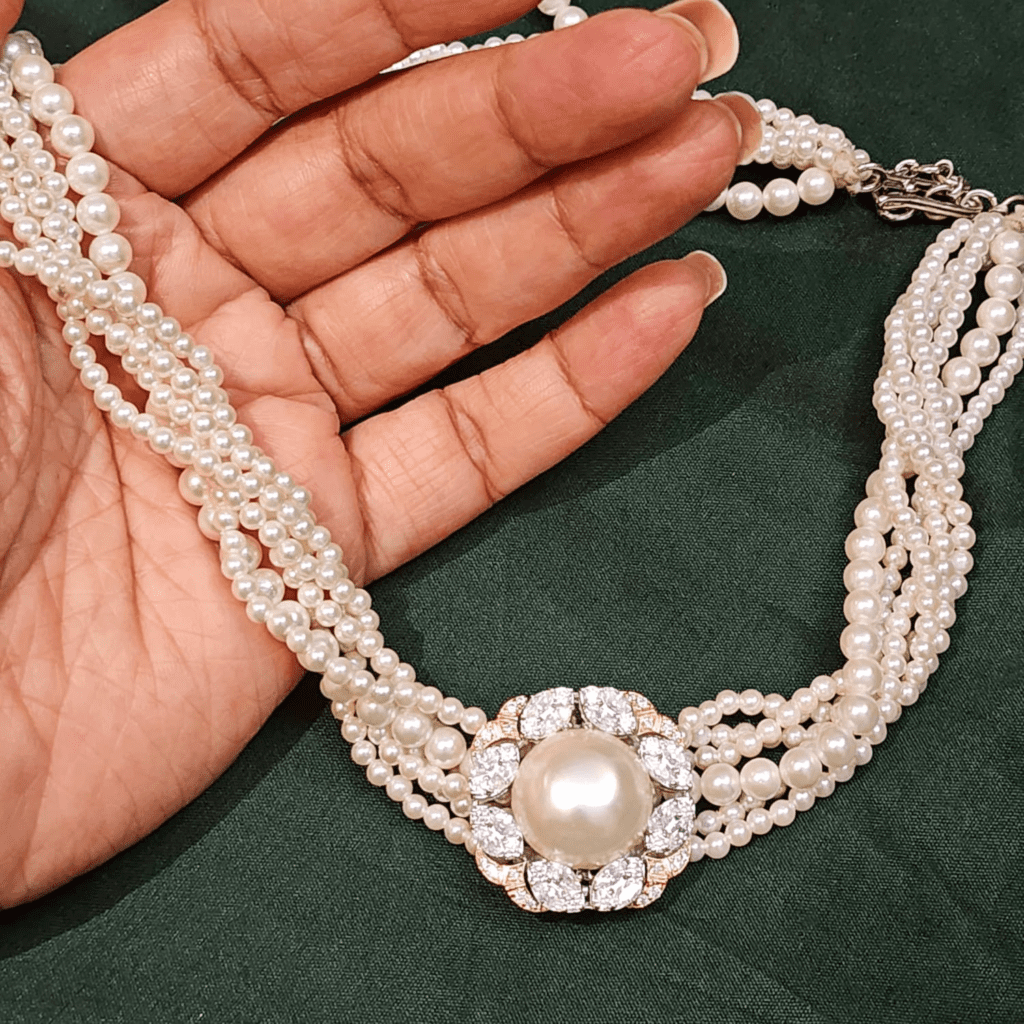 Symphony Twist Pearl Necklace - Miamo Jewels