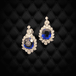 Sapphire Crystal Symphony Stud Earring