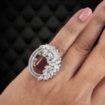 Ornate Sparkle Ruby Ring