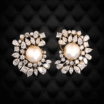 Diva Pearl With Multi Crystal Earring