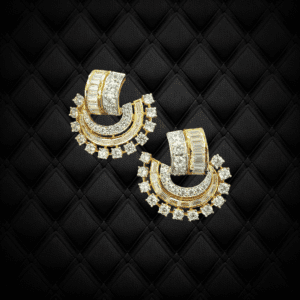 Diva Double Hoop Interlock Earring