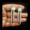 Ruby Crystal Duet Earring