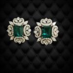 Royal Emerald Crystal Stud Earring